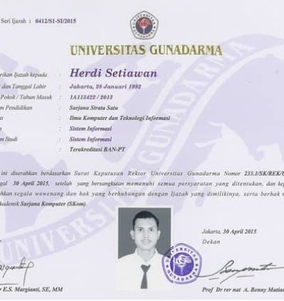 Pembuatan ijazah asli terdaftar