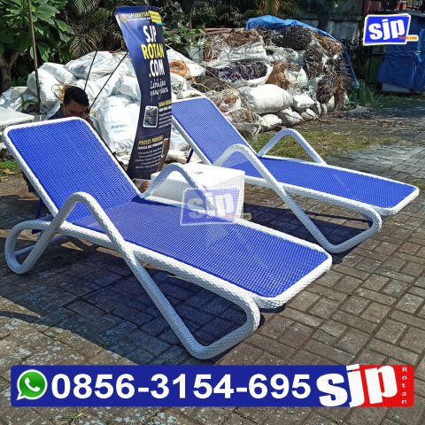 pabrik pengrajin produsen sunbedpool rattan syetetic sunbed sun lunger rotan sintetis